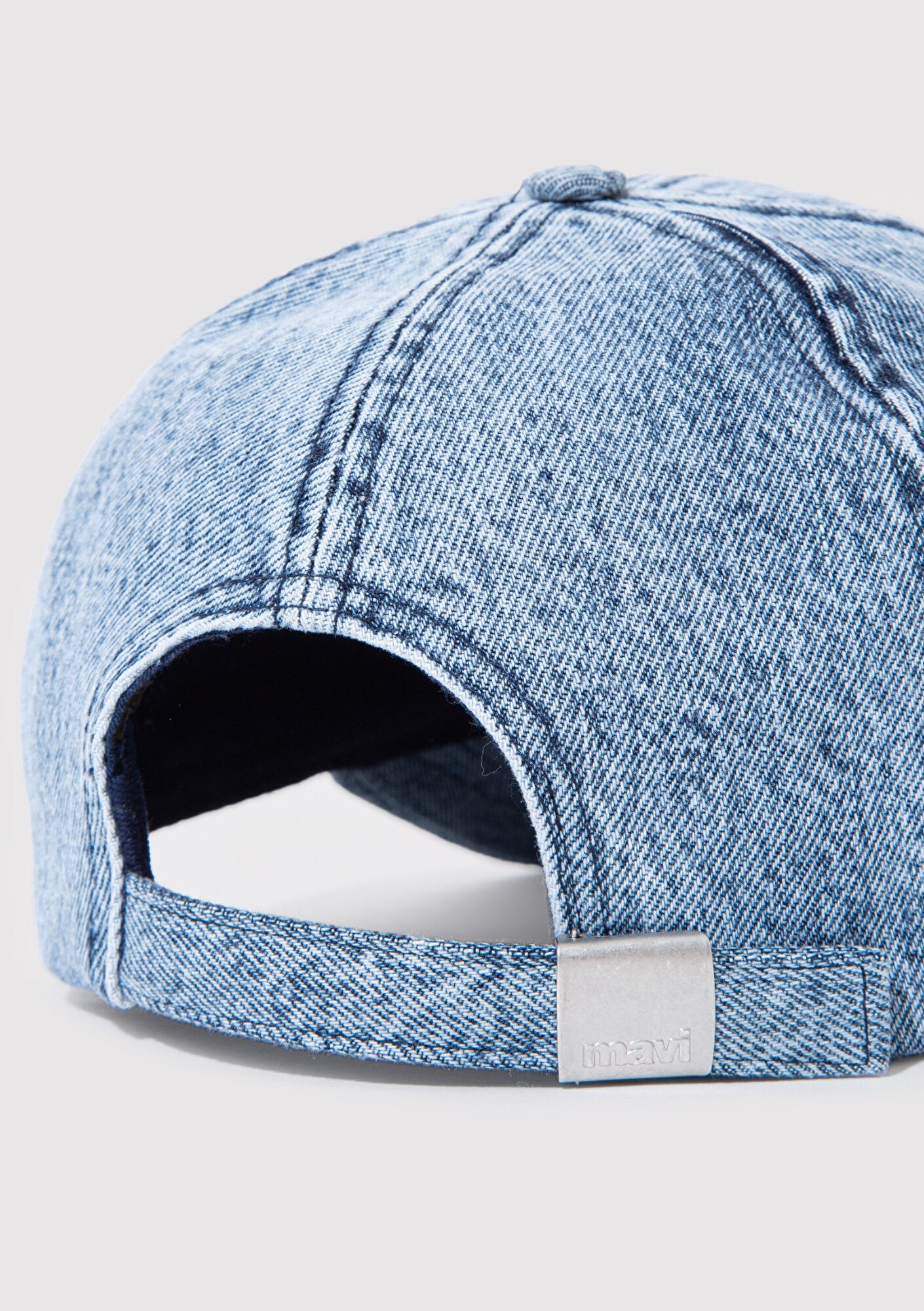 M Emroidered Denim Cap