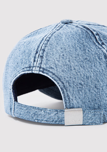 M Emroidered Denim Cap