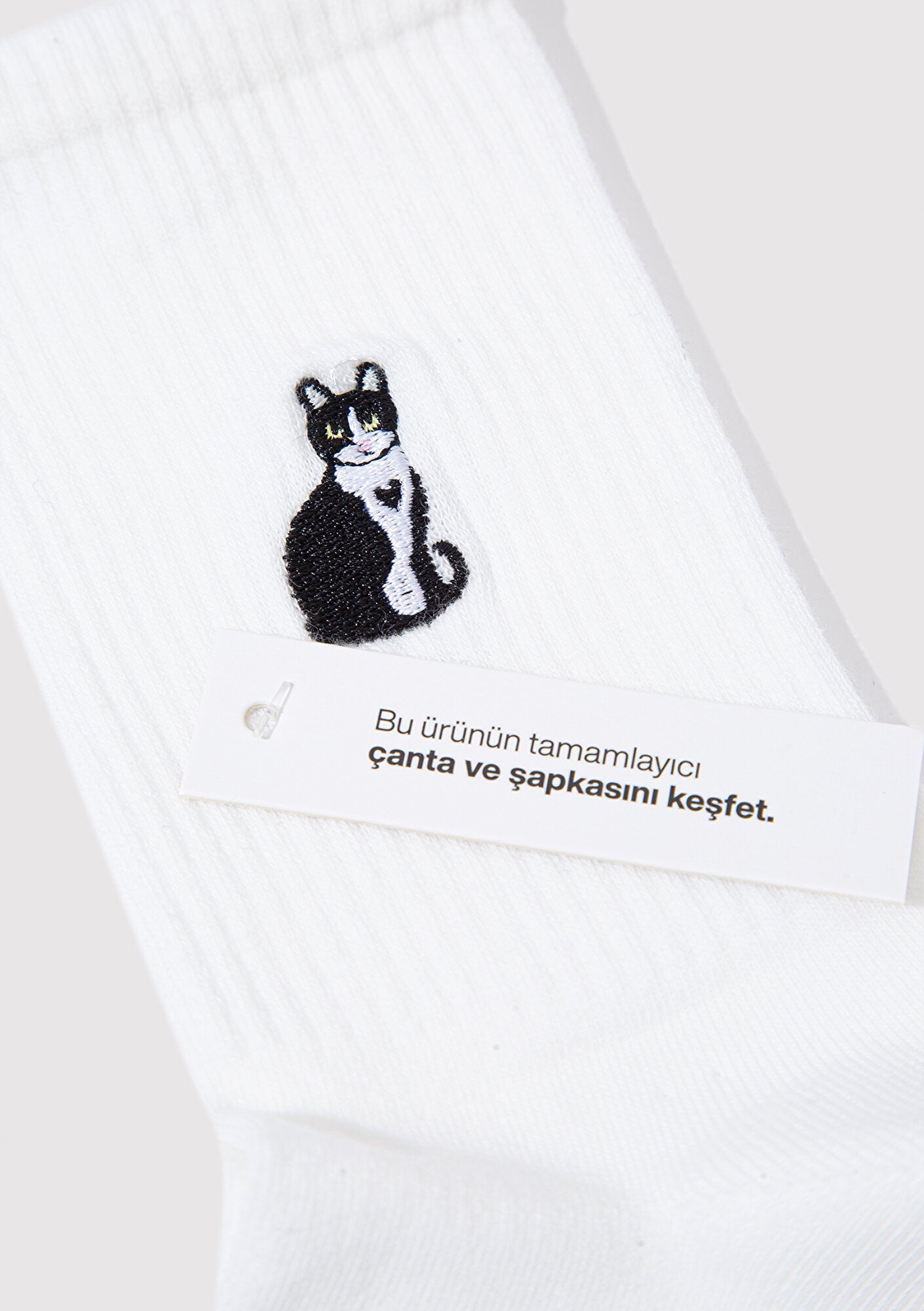 White Crew Socks