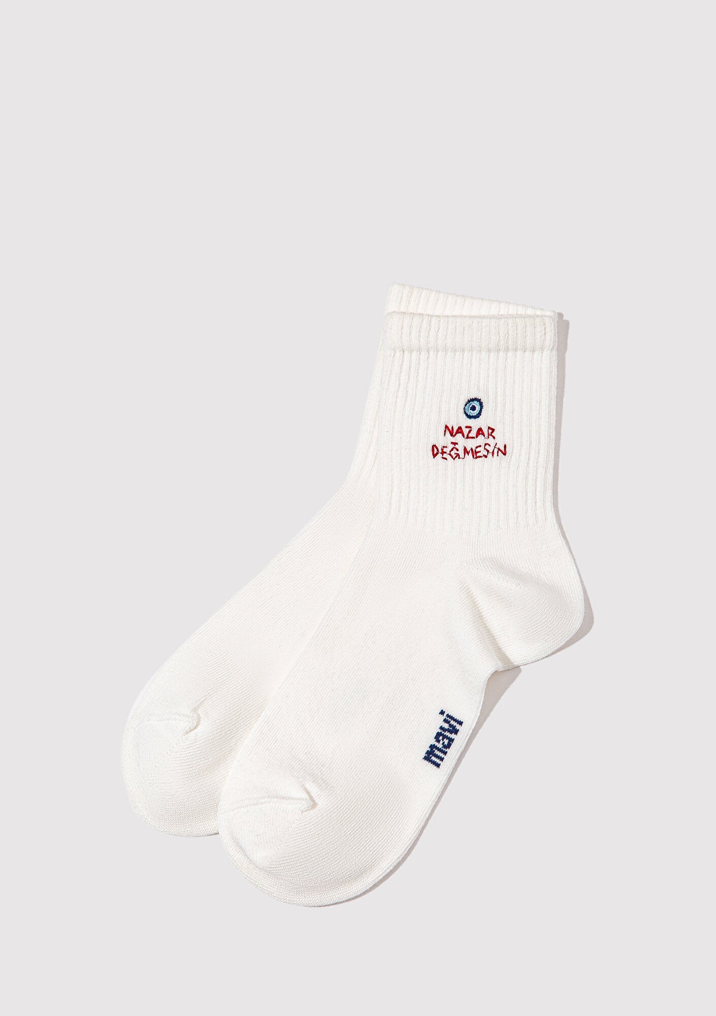 Emroidered Socket Socks