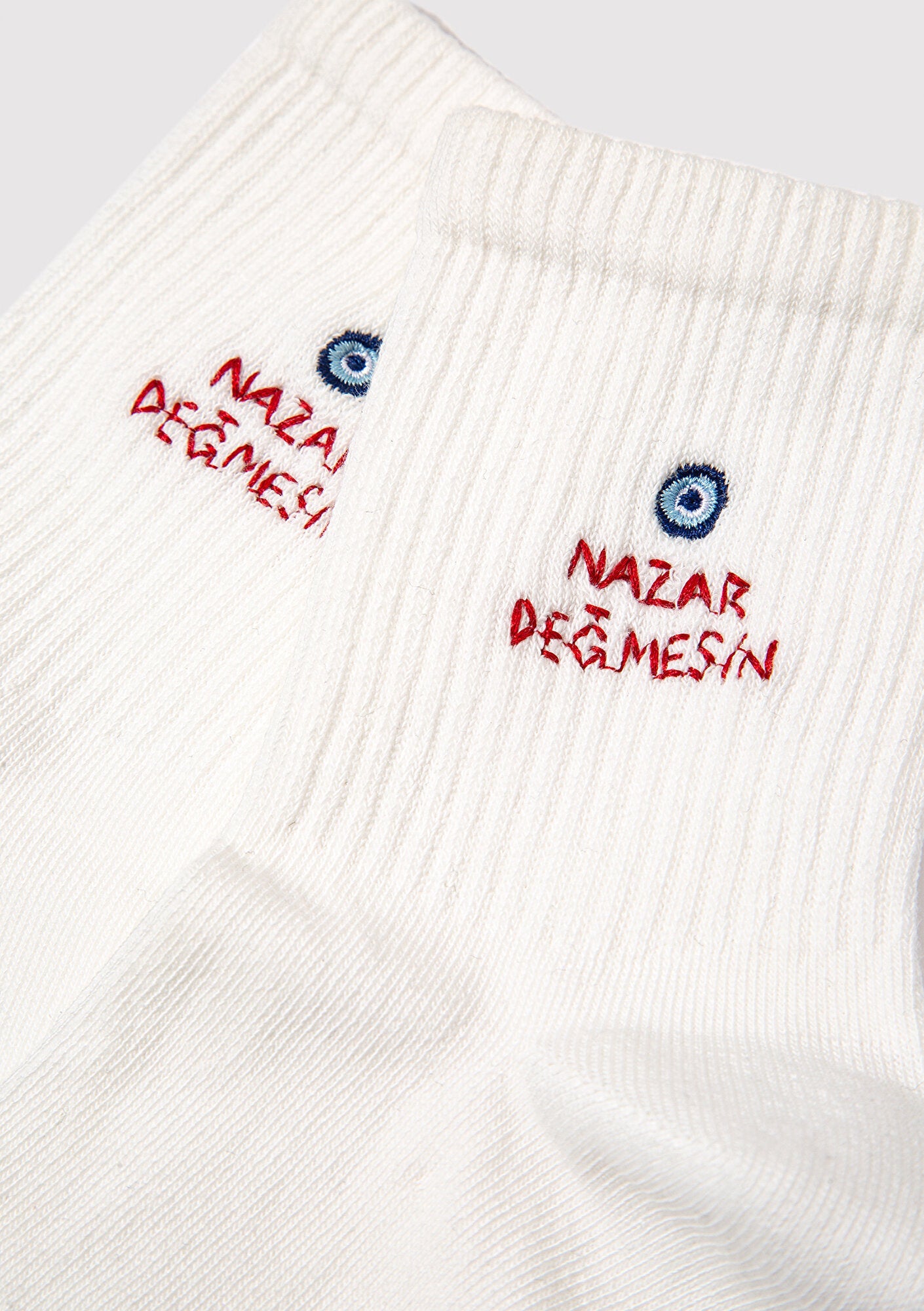 Emroidered Socket Socks