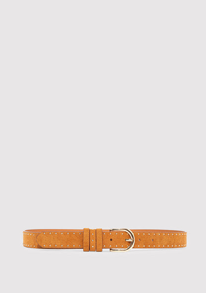 Brown Faux Leather Belt