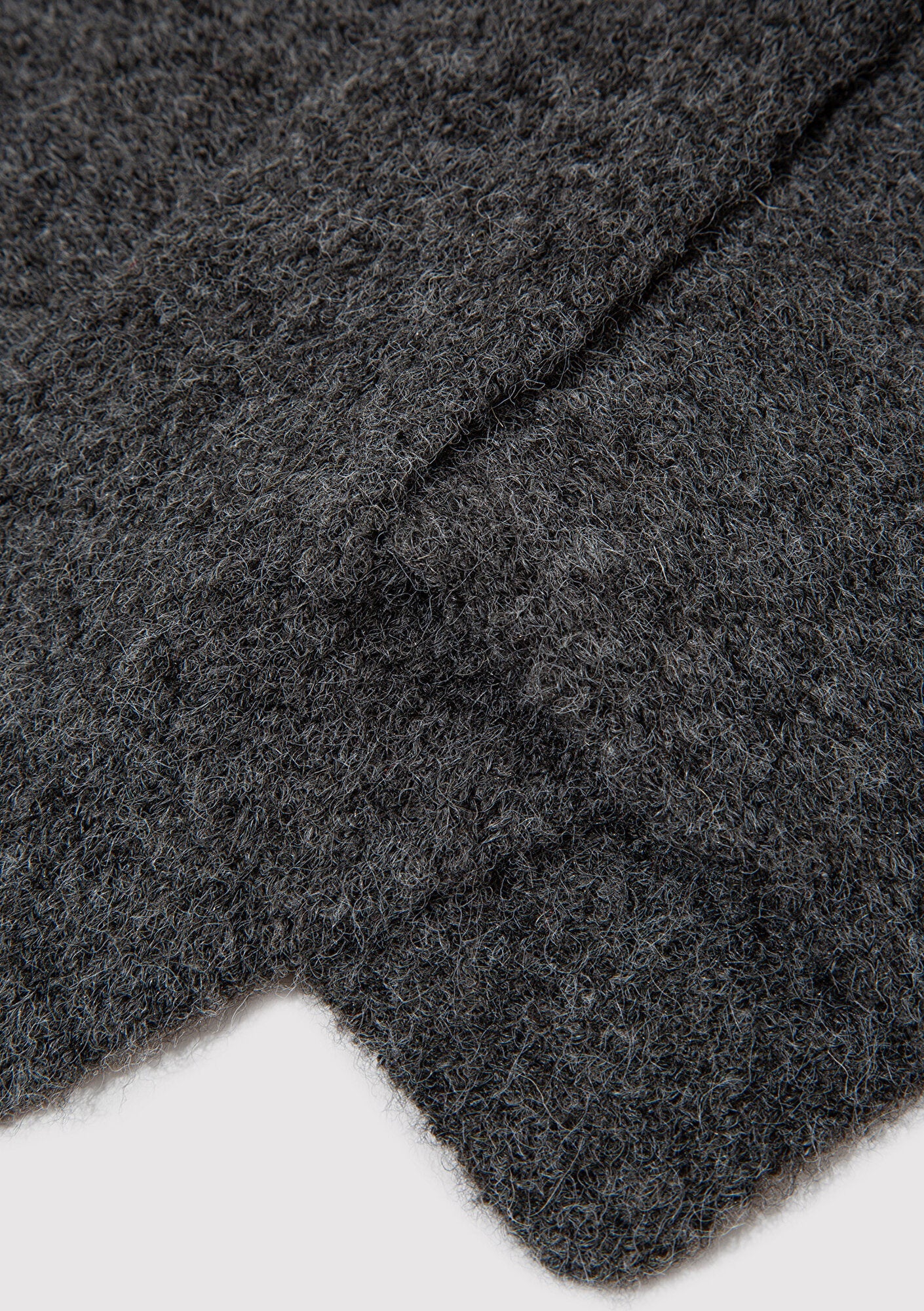 Wool Mix Grey Scarf