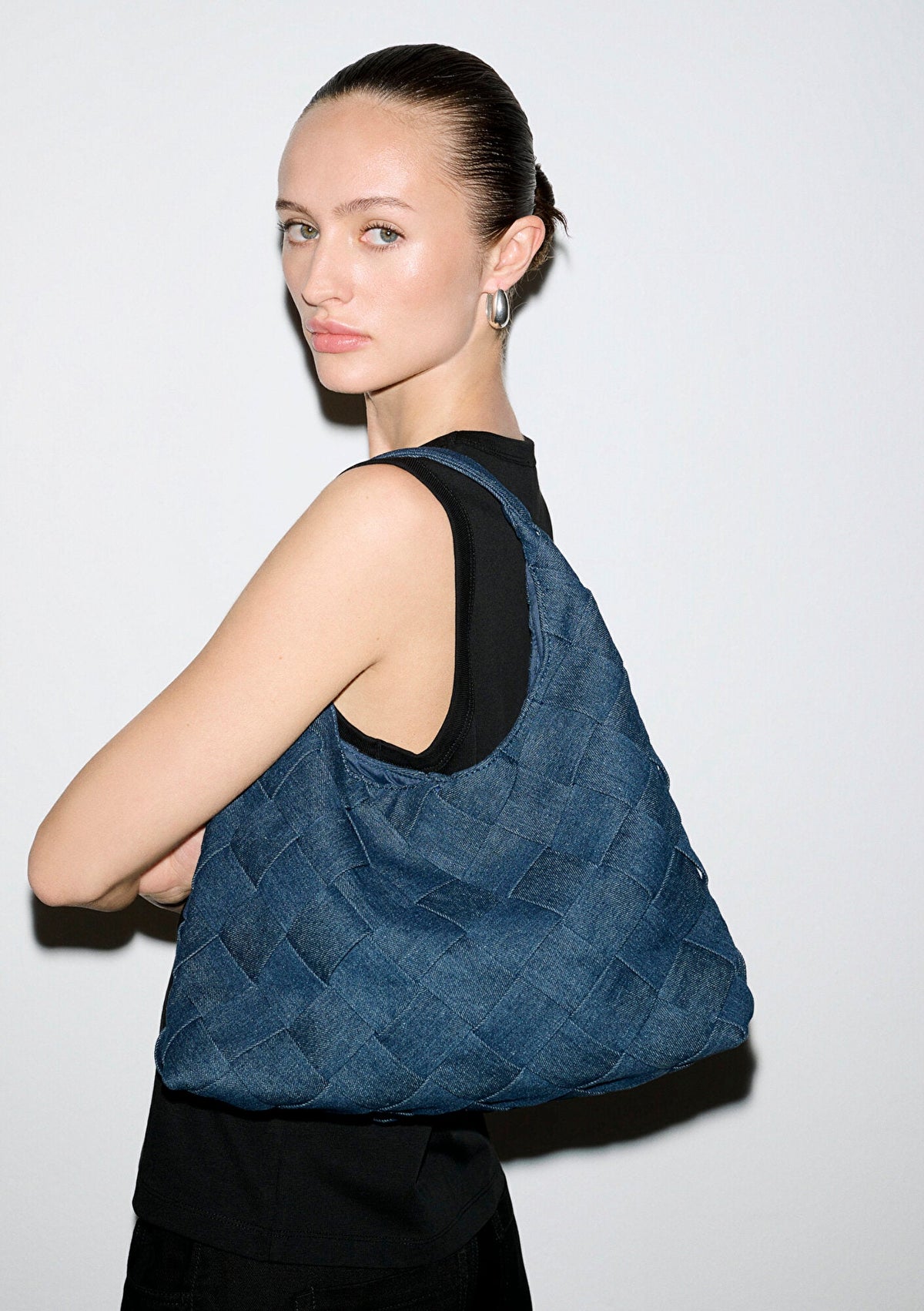 Blue Shoulder Bag