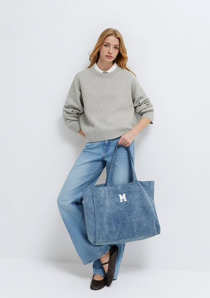 Blue Shoulder Bag
