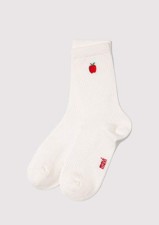 White Socket Socks