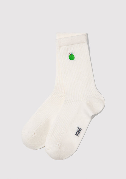 White Socket Socks