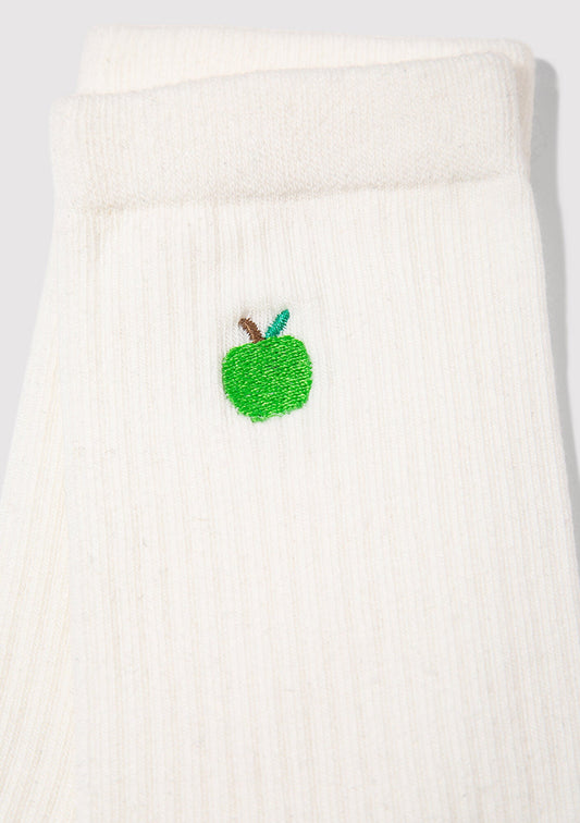 White Socket Socks