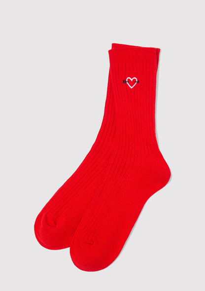 Red Socket Socks