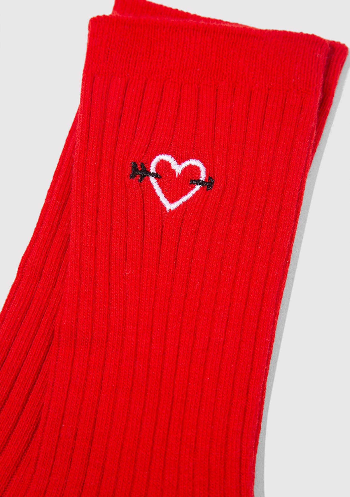 Red Socket Socks