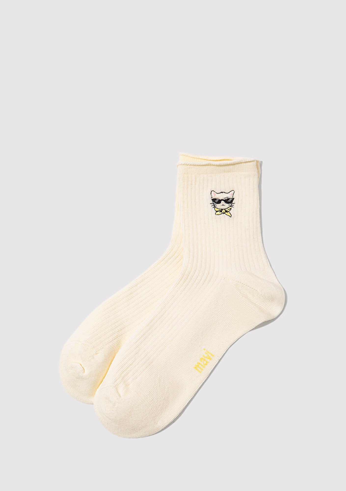 Ecru Socket Socks
