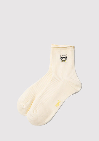 Ecru Socket Socks