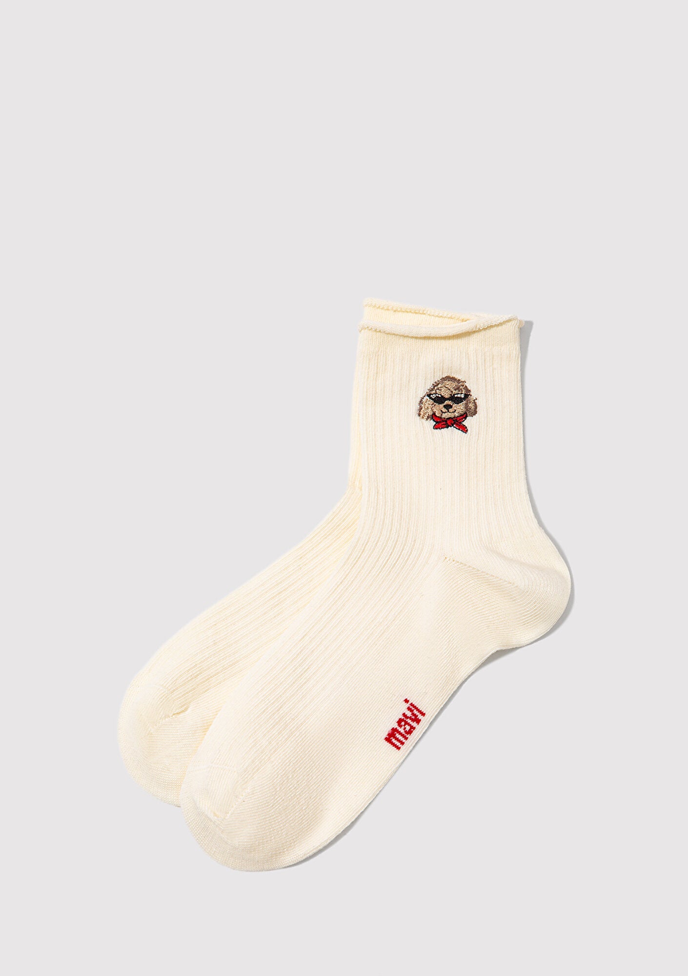 Ecru Socket Socks