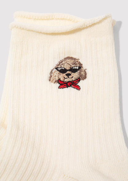 Ecru Socket Socks