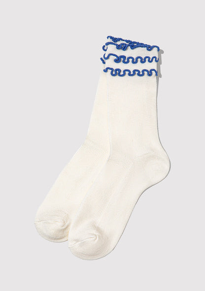 Ecru Socket Socks