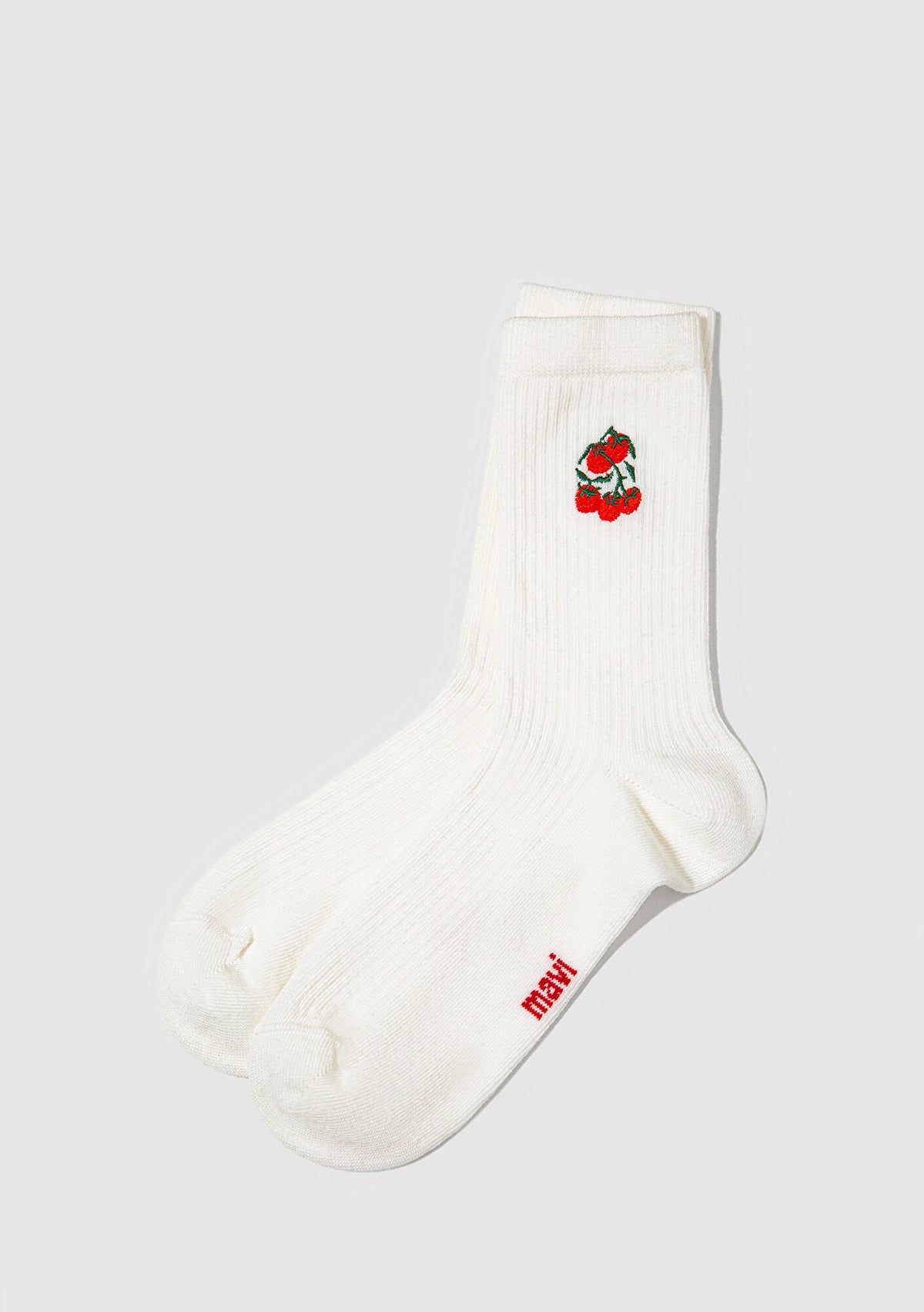 White Socket Socks
