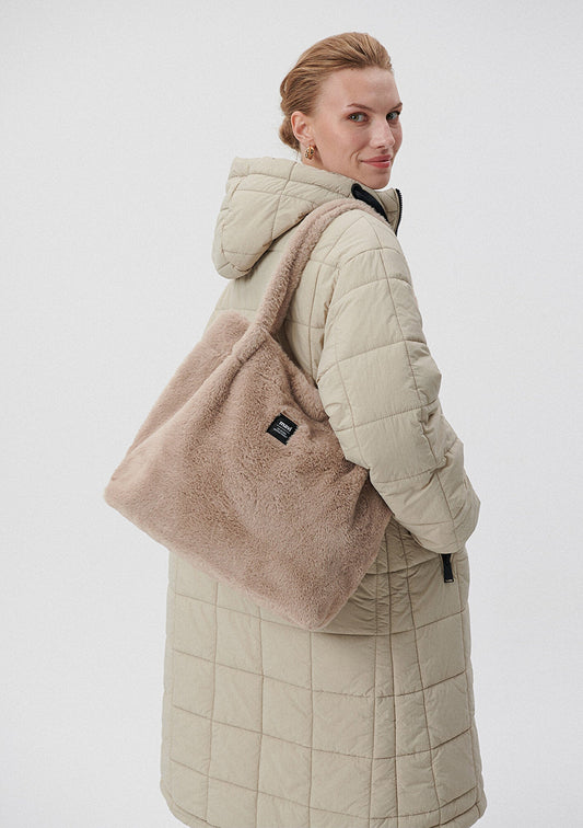 Beige Shopper
