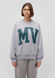 Mavi Logo Printed Grey Sweatshirt