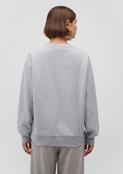 Mavi Logo Printed Grey Sweatshirt