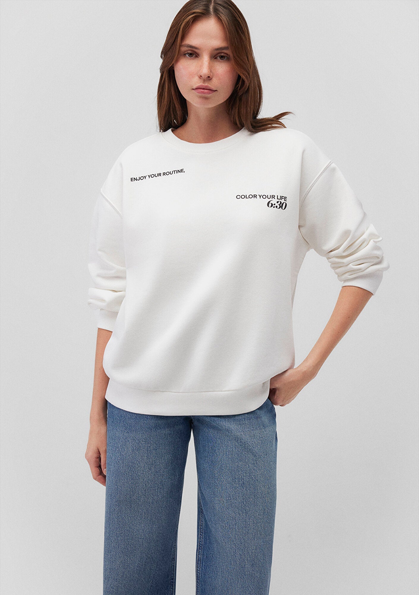 White Sweatshirt