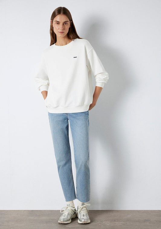 Mavi Embroided Ecru Sweatshirt