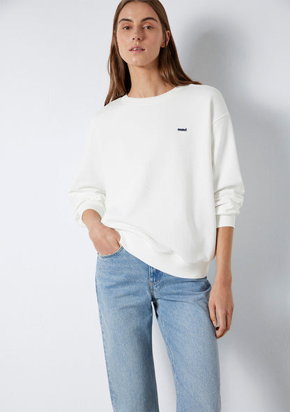 Mavi Embroided Ecru Sweatshirt
