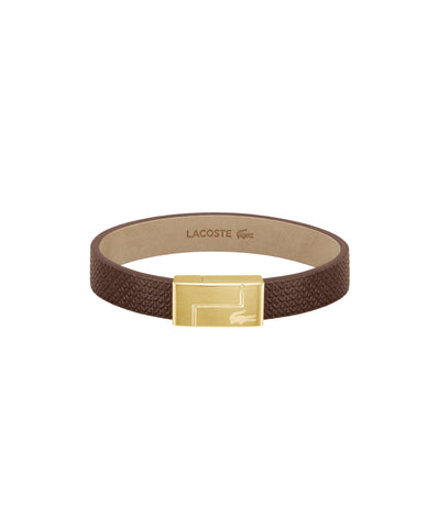 Lacoste Men Leather Bracelet Monogram Leather - 2040187S