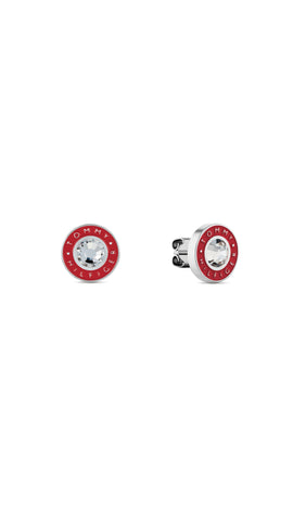 Tommy Hilfiger Women Stud Earrings Layered Enamel - 2780808