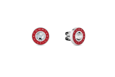 Tommy Hilfiger Women Stud Earrings Layered Enamel - 2780808