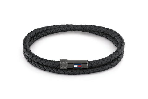 Tommy Hilfiger Men Leather Bracelet Casual Core - 2790262S