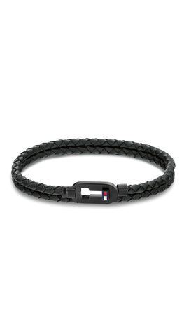 Tommy Hilfiger Men Leather Bracelet Minimalist - 2790386S