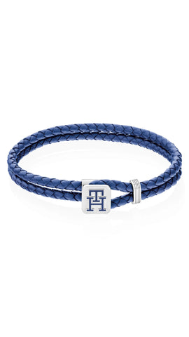 Tommy Hilfiger Men Leather Bracelet Monogram Leather - 2790530