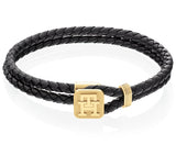 Tommy Hilfiger Men Leather Bracelet Monogram Leather - 2790531