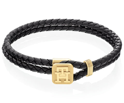 Tommy Hilfiger Men Leather Bracelet Monogram Leather - 2790531