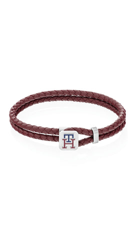 Tommy Hilfiger Men Leather Bracelet Monogram Leather - 2790533