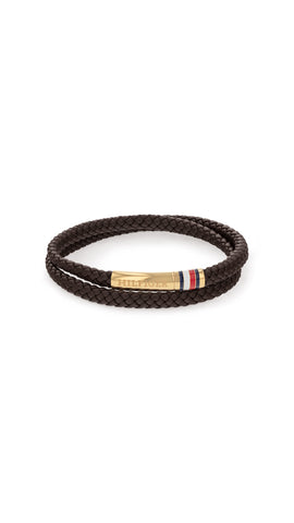 Tommy Hilfiger Men Leather Bracelet Ss24 Double - 2790551