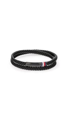 Tommy Hilfiger Men Leather Bracelet Ss24 Double - 2790552