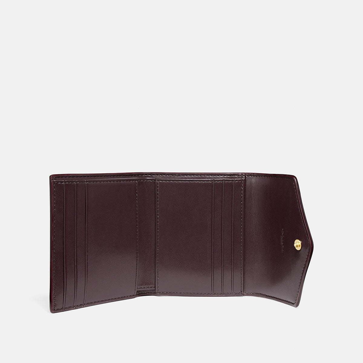 Small Wallet In Colorblock Signature Canvas