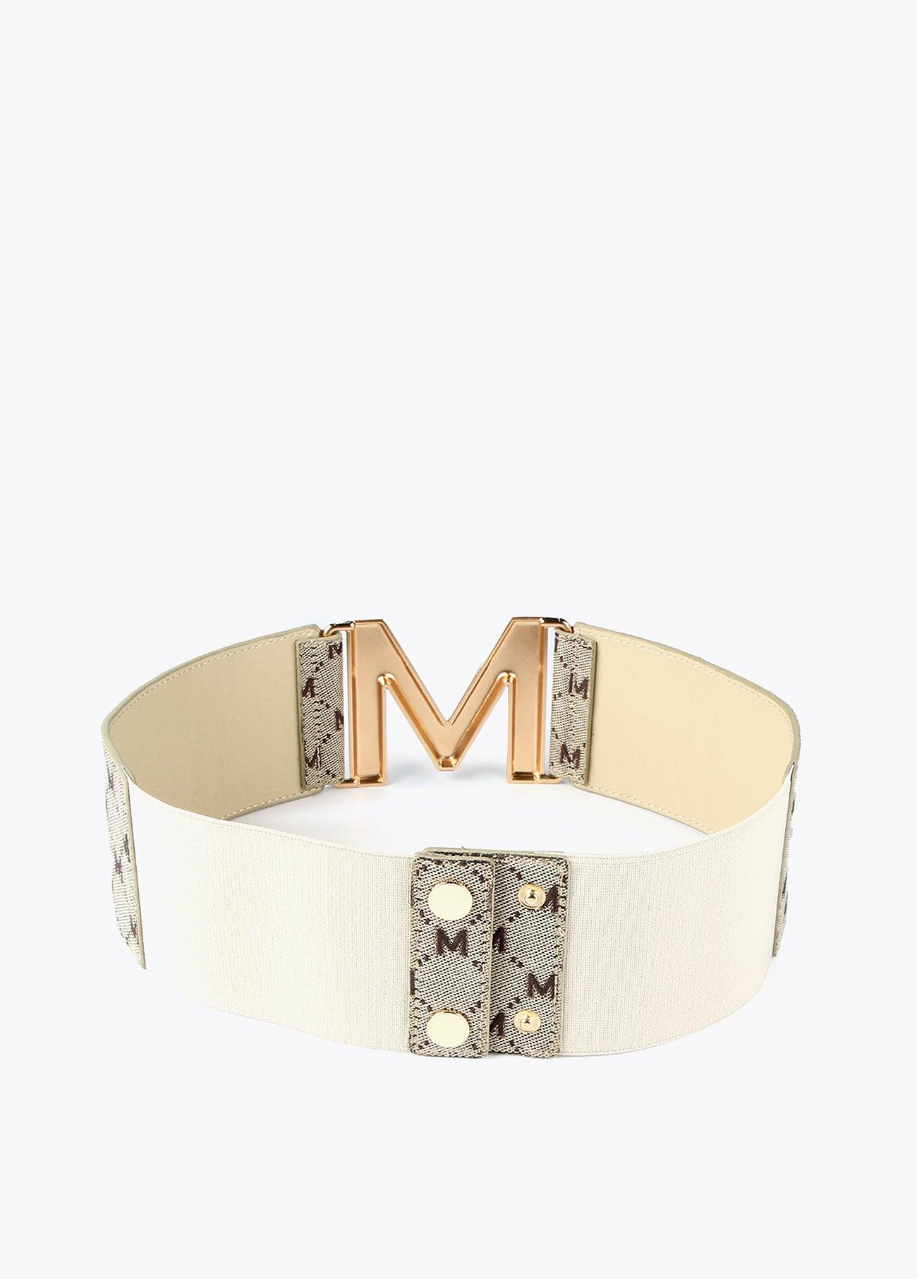 32407002-Reversible elastic belt-Beige