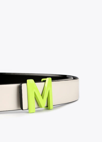 32407004-Two-tone reversible belt-Beige