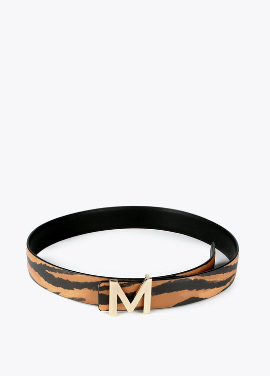 32407006-Animal print M belt-Printed