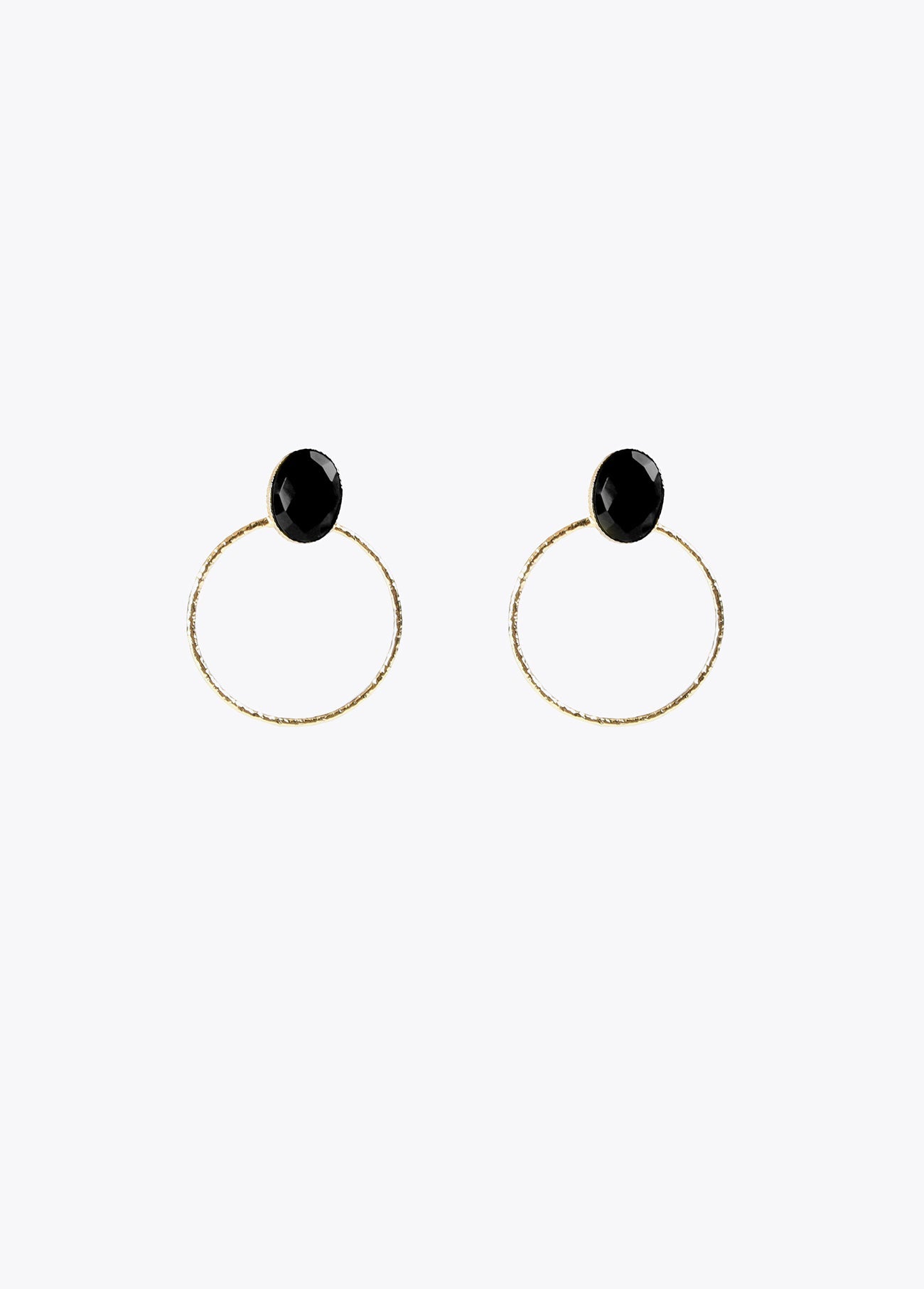 32410004-Hoop earrings-Black