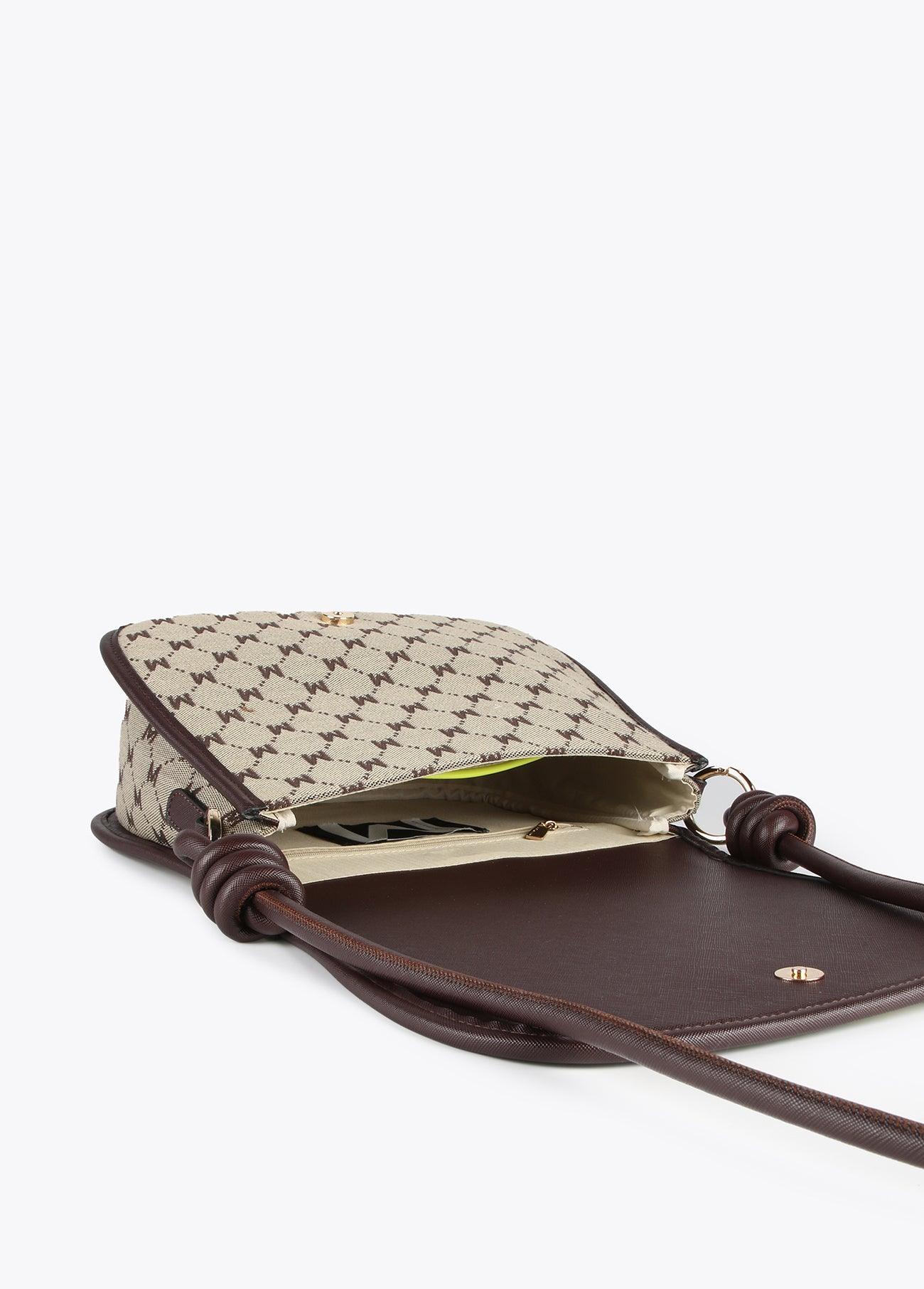 32427001-Crossbody bag with flap-Beige