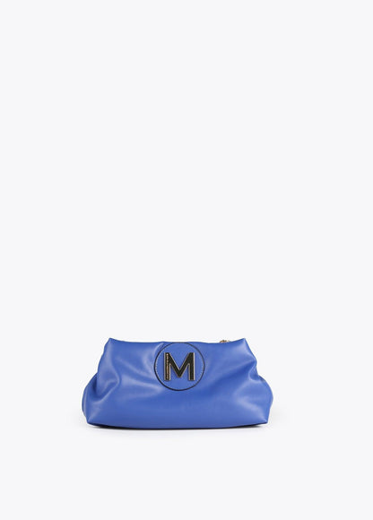 32427004-Mini quilted eco-leather shoulder bag-Blue