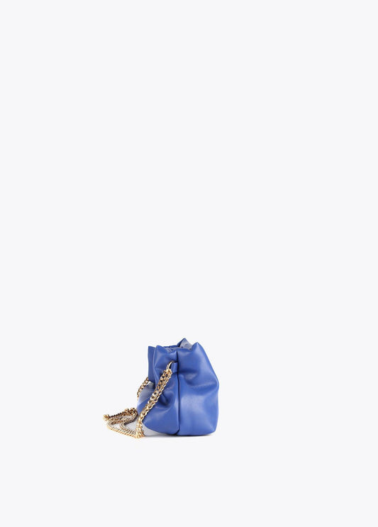 32427004-Mini quilted eco-leather shoulder bag-Blue