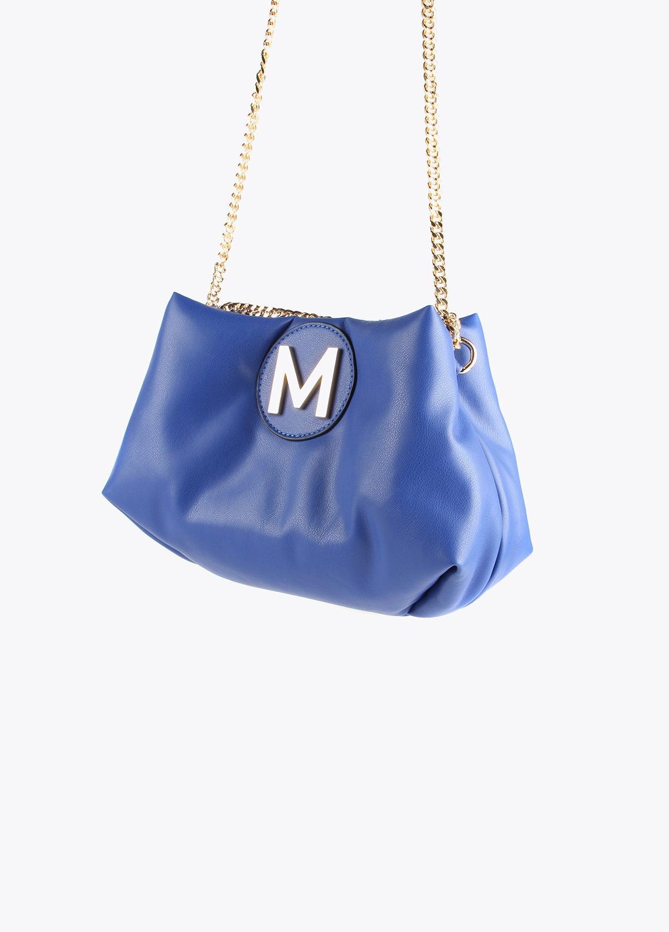 32427004-Mini quilted eco-leather shoulder bag-Blue