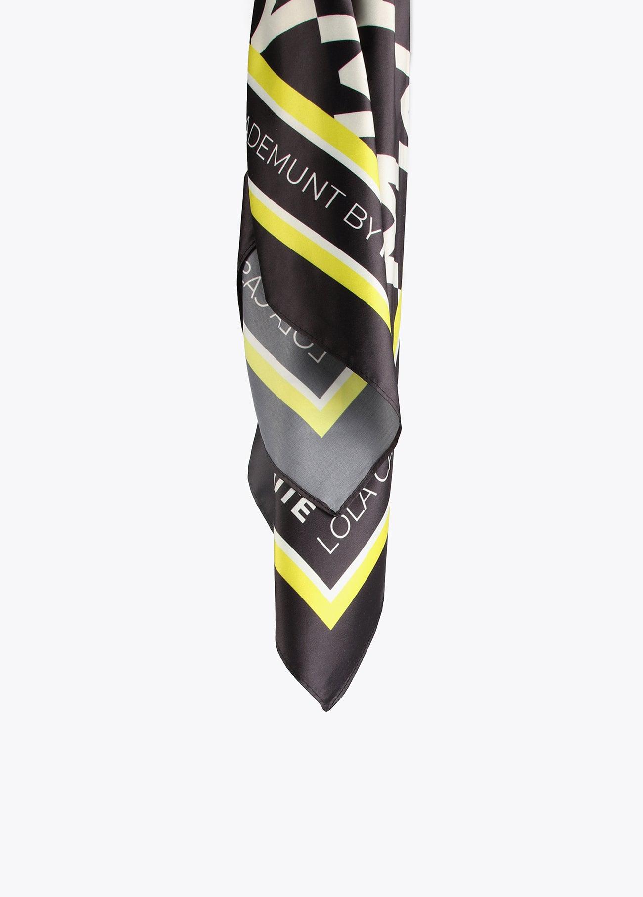 32442001-Two-tone logo scarf-Printed
