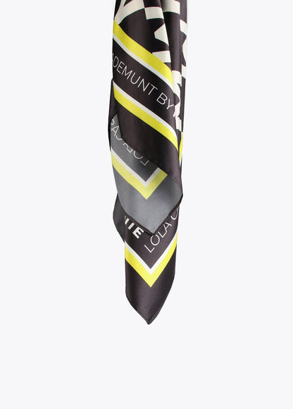 32442001-Two-tone logo scarf-Printed
