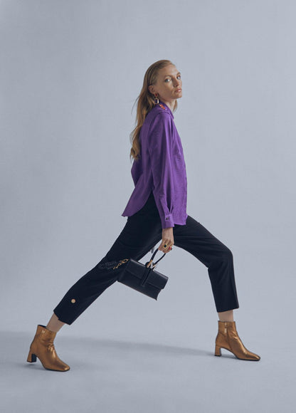 32460010-Jacquard shirt-Lilac
