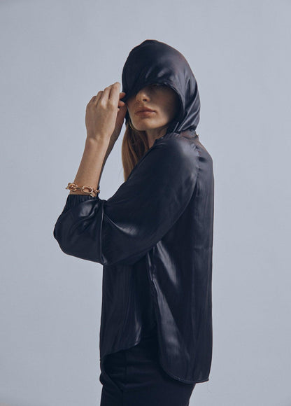 32460017-Bomber jacket shirt-Black
